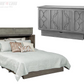 Arason Creden-ZzZ Brussels Charcoal Queen Murphy Cabinet Bed In A Box