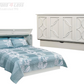 Arason Creden-ZzZ Brussels White Queen Murphy Cabinet Bed In A Box
