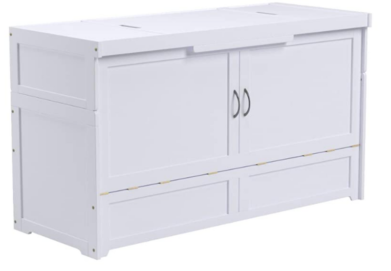 Night & Day Cube White Queen Murphy Cabinet Bed In A Box