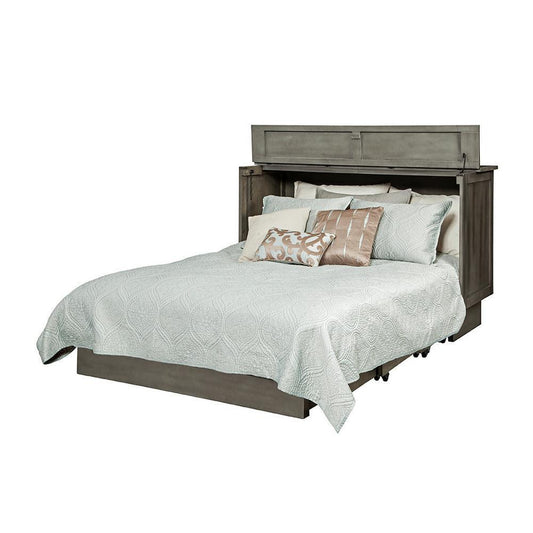 Arason Creden-ZzZ Brussels Charcoal Queen Murphy Cabinet Bed In A Box