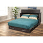 Arason Creden-ZzZ Traditional Coffee/Espresso Queen Murphy Cabinet Bed In A Box