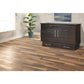 Arason Creden-ZzZ Traditional Coffee/Espresso Queen Murphy Cabinet Bed In A Box