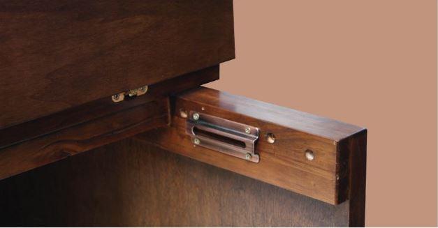 Arason Creden-ZzZ Traditional Coffee/Espresso Queen Murphy Cabinet Bed In A Box