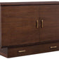 Arason Creden-ZzZ Pekoe Traditional Queen Murphy Cabinet Bed In A Box