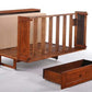Clover Queen Murphy Cabinet Bed Dark Chocolate - Futons 4 Less