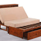 Clover Queen Murphy Cabinet Bed Dark Chocolate - Futons 4 Less