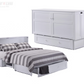 Night & Day Clover White Queen Murphy Cabinet Bed In A Box