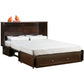 Night & Day Clover Dark Chocolate Queen Murphy Cabinet Bed In A Box