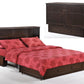 Night & Day Clover Dark Chocolate Queen Murphy Cabinet Bed In A Box