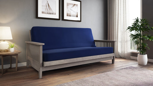 Denali Grey Full Wall Hugger Futon Frame from Strata Furniture