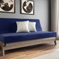 Dillon Grey Queen Wall Hugger Futon Frame from Strata Furniture