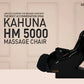 Kahuna Massage Chair Limitless Slender SL-Track HM-5000 Black