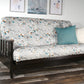 Canby Black Walnut Queen Wall Hugger Futon Frame (KD) - Futons 4 Less