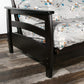 Galena Black Walnut Queen Wall Hugger Futon Frame (KD) - Futons 4 Less