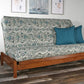Tozi Warm Cherry Queen Wall Hugger Futon Frame (KD) - Futons 4 Less