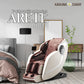 KAHUNA MASSAGE CHAIR EM-ARETE - IVORY/CAMEL - [2021 NEW] ELITE