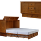 Arason Creden-ZzZ Kingston Queen Murphy Cabinet Bed In A Box