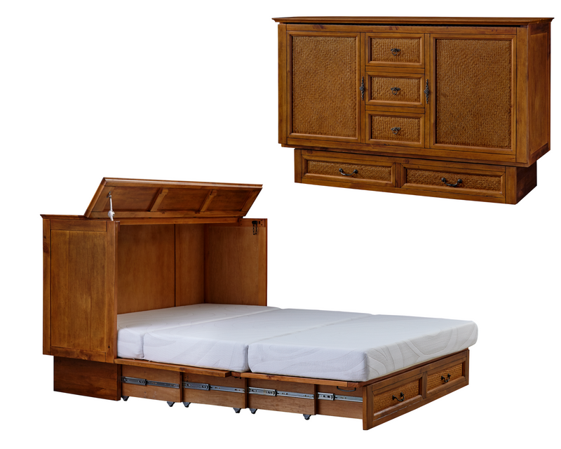 Arason Creden-ZzZ Kingston Queen Murphy Cabinet Bed In A Box
