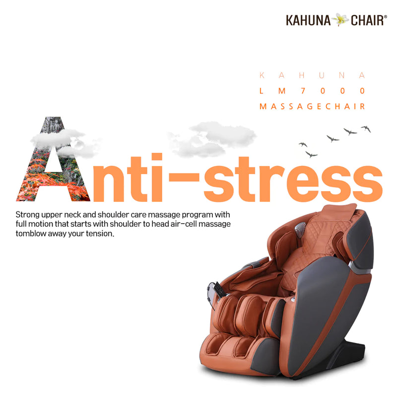 Kahuna Massage Chair Heated Full Body With Voice Recognition LM-7000 Black