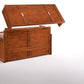 Cube Queen Murphy Cabinet Bed Dark Chocolate - Futons 4 Less