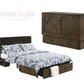 Night and Day Ranchero Wildwood Brown Murphy Cabinet Bed In A Box