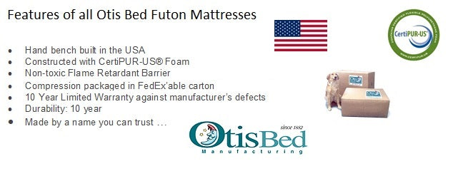 Gemini II Futon Mattress by Otis Bed