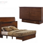 Arason Creden-ZzZ Pekoe Traditional Full Murphy Cabinet Bed In A Box