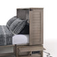 Poppy Brushed Driftwood Queen Murphy Cabinet Bed - Futons 4 Less