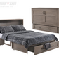 Night & Day Poppy Brushed Driftwood Queen Murphy Cabinet Bed In A Box