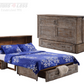 Night & Day Poppy White Bark Queen Murphy Cabinet Bed In A Box
