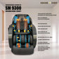 Kahuna Massage Chair 4D+@ Dual AIR Float Full Body Infrared Heating With Voice Recognition Flex HSL-Track SM-9300 Black