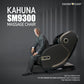 Kahuna Massage Chair 4D+@ Dual AIR Float Full Body Infrared Heating With Voice Recognition Flex HSL-Track SM-9300 Black