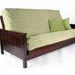 Tiro Dark Cherry Queen Wall Hugger Futon Frame - Futons 4 Less