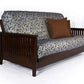 Denali Warm Cherry Queen Wall Hugger Futon Frame (KD) - Futons 4 Less