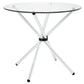 Baton Round Dining Table Clear by Modway