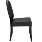 Button Dining Side Chair Set of 4 Black by Modway