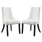 Noblesse Vinyl Dining Chair Set of 2 by Modway