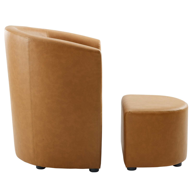 Divulge Armchair and Ottoman by Modway