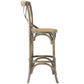 Gear Bar Stool Gray by Modway