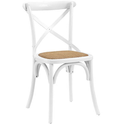 Gear Dining Side Chair Black by Modway