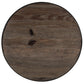 Gather 3 Piece Dining Set Brown by Modway