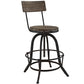 Gather 3 Piece Dining Set Brown by Modway