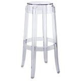 Casper Bar Stool Clear by Modway