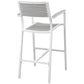 Maine Bar Stool Outdoor Patio Set of 2 Arm Chairs by Modway
