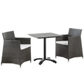 Junction 3 Piece Outdoor Patio Dining Set by Modway