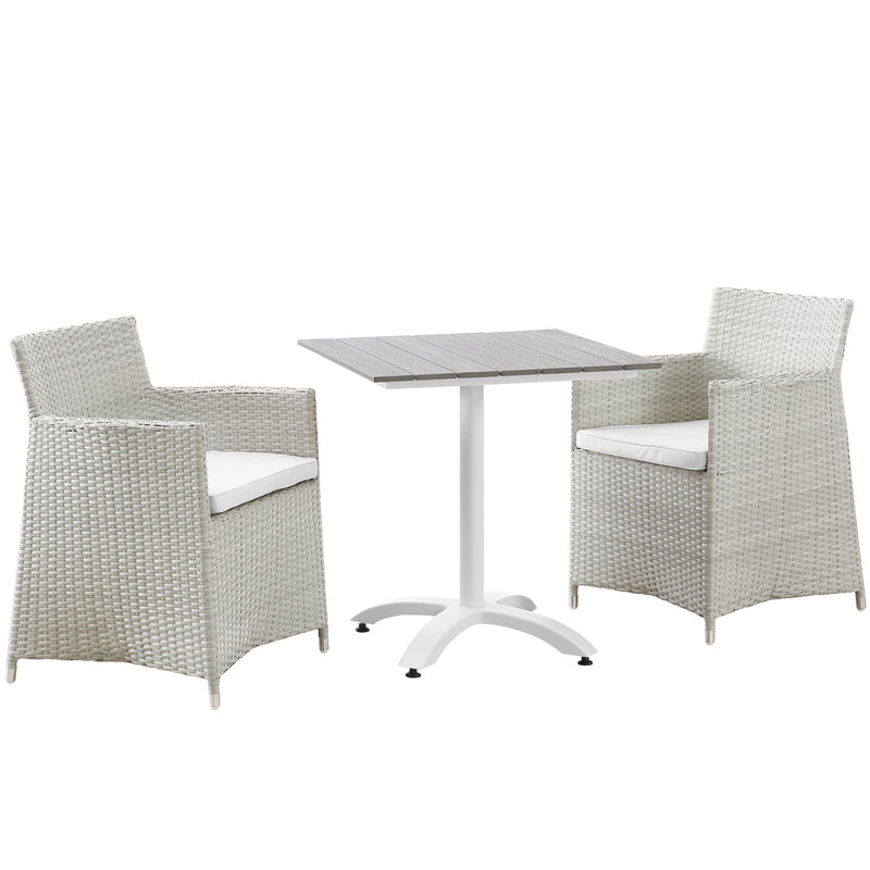 Junction 3 Piece Outdoor Patio Dining Set by Modway