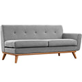 Engage RightArm Upholstered Fabric Loveseat by Modway