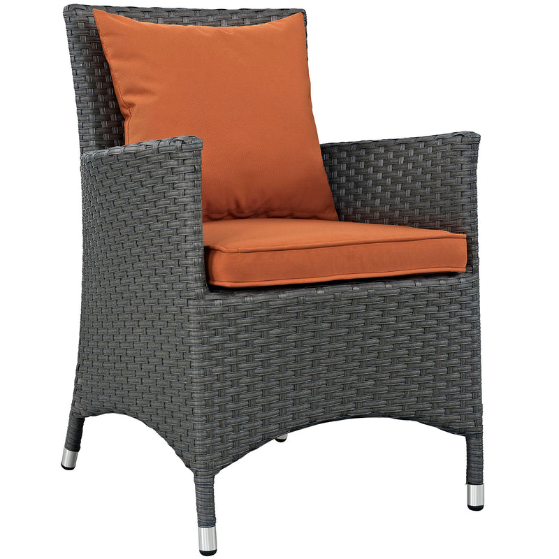 Sojourn Dining Outdoor Patio Sunbrella Armchair by Modway
