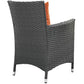 Sojourn Dining Outdoor Patio Sunbrella Armchair by Modway
