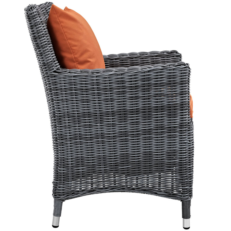 Summon Dining Outdoor Patio Sunbrella® Armchair by Modway